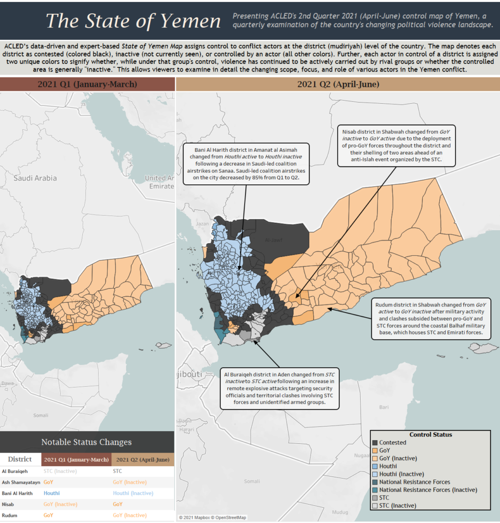 Mapping Territorial Control in Yemen
